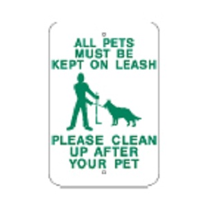 All Pets Must Be On A Leash